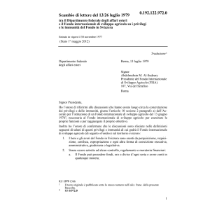 Scamb.lettere Fondo int.sviluppo agricol