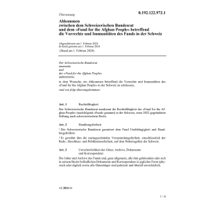 Abk. 1.2.24 Fund for the Afghan People