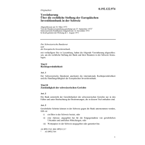 Vereinb.rechtl.Stellung Europ.Invetionsb
