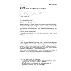 Tratt.conciliazione tra CH-l'Austria