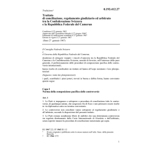 Tratt.conciliaz.regolam.giudizia.Camerun