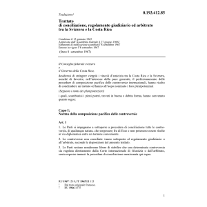 Tratt.conc.regolam.giudiz.CH-Costa Rica