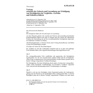 Vergleichts- Gerichtsverfahren Luxemburg
