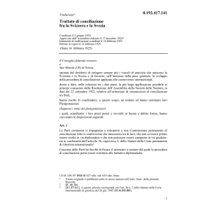 tratt. di conciliazione CH-Svezia
