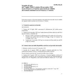 N. validità trattati conchiusi Austria