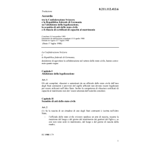 Acc. RFG atti dello estato civile