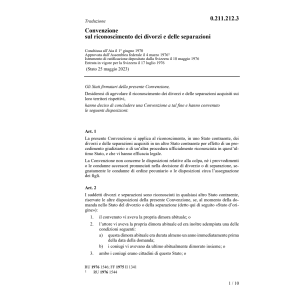 Conv. divorzi, sparazioni