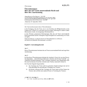 ÜK Anwendung Trust Recht