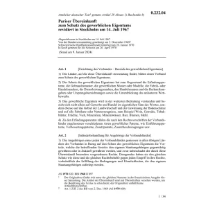 Pariser Übereink. gewerbliches Eigentum