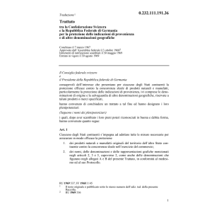 Tratt. RFG indicazioni di provenienza