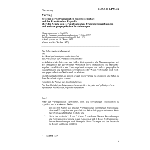 Vertrag F Schutz Herkunftsangaben