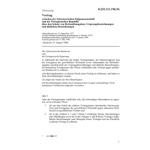 Vertrag P Schutz Herkunftsangaben