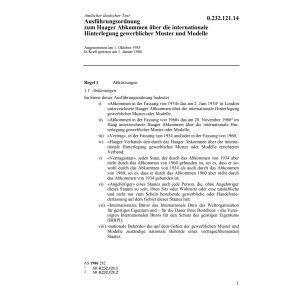 Ausführungsordnung Haager Abkommen