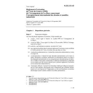 R d'exécution commun La Haye