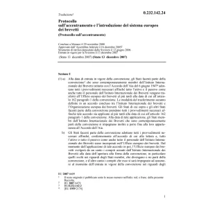 Prot 5 ottobre 1973 sull'accentratamento