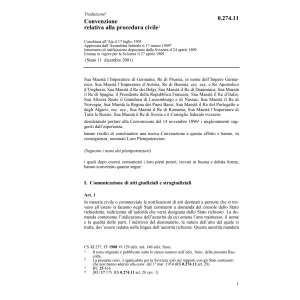Conv. procedura civile