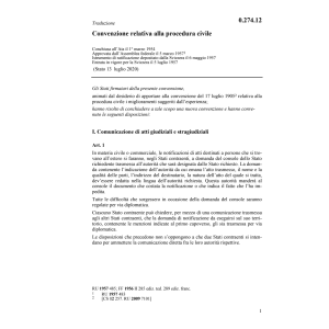 Convenzione, procedura civile