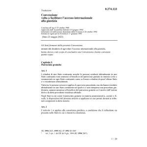 Conv. accesso internaz. alla giustizia