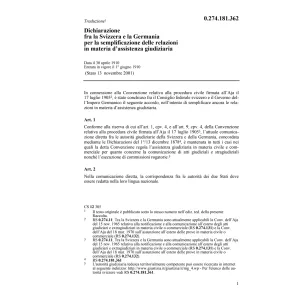 Dich. assistenza giudiziaria Germania