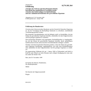 Erkl. gewerbl. Eigentum Deutsches Reich