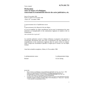 Décl. transmission actes juridiques B