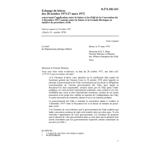 Ech. lettres procédure civile Fidji