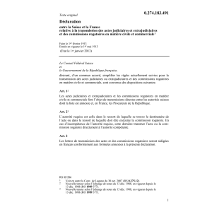Décl. transmission actes judiciaires F