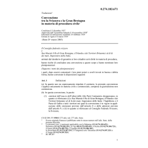 Conv. procedura civile GB