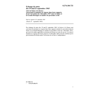 Ech. notes procédure civile Kenya