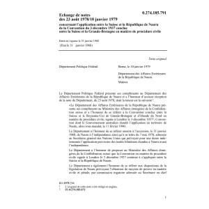 Notes. procédure civile Nauru