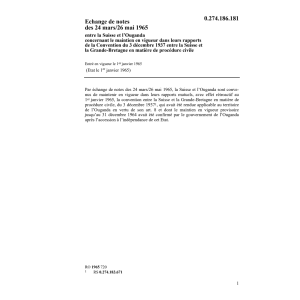 Notes procédure civile Ouganda