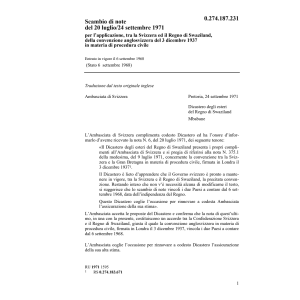 Note procedura civile Swaziland