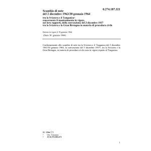 Note procedura civile Tanganica