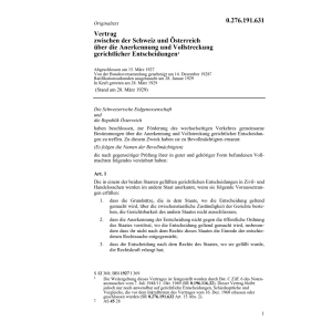 Vertrag gerichtliche Entscheidungen A