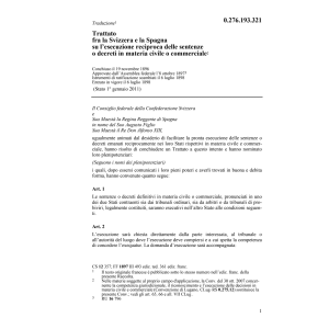 Tr. esecuzione sentenze, decreti Spagna