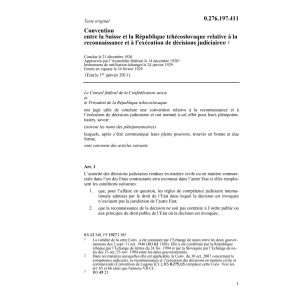 Conv. décisions juridiques CSSR