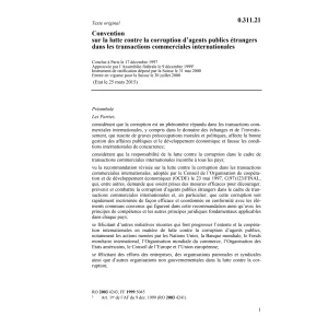Conv. lutte corruption transactions