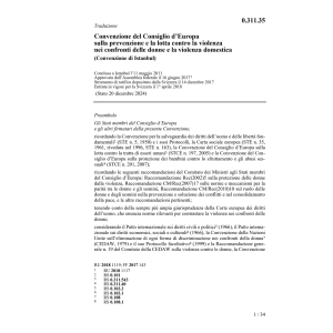 Conv. contro violenza donne 11.05.11