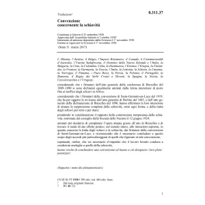 Conv. concernente la schiavitù