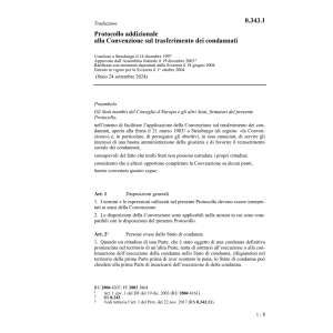 Prot.add.trasferimento condannati