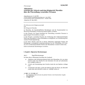 Abk. CH-Marokko Ueberstellung Personen
