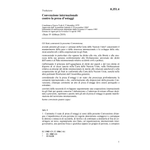 Conv. internaz contra. presa d'ostaggi