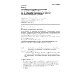 Ver. Deutschland Rechtshilfe Strafsachen