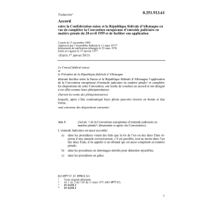 Ac. Allemagne entraide judiciaire pénale