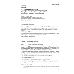 ACC. CH-Hongkong (Cina) Ass giudiziaria