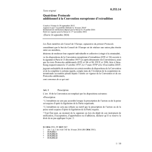 Quatr. Prot. ad.Conv. europ. extradition