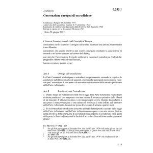 Convenzione europea estradizione, CEEstr