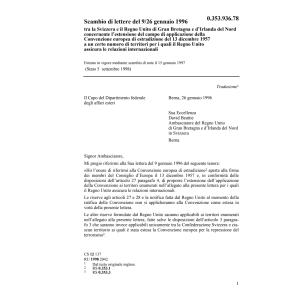 Scambio die lettere Gran Bretagna