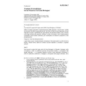 Tratt. d'estradizione Gran Bretagna