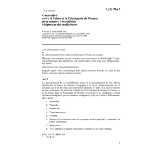 Conv. CH-Monaco extradition